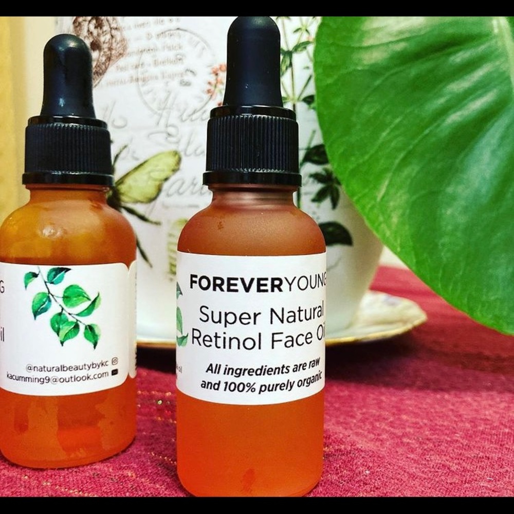 Forever Young 🌿✨ Super Natural Retinol Face Oil (ALL RAW ORGANIC INGREDIENTS )